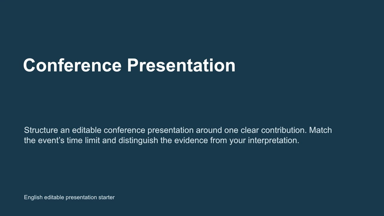 Pembentangan Persidangan — Pratonton fail contoh bahasa Inggeris